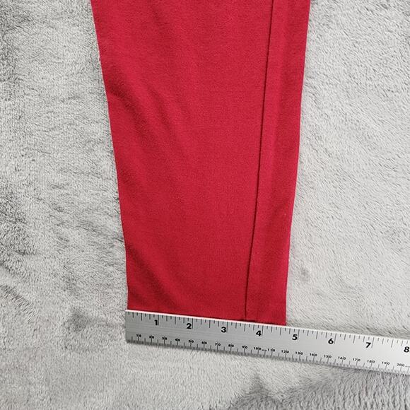 Torrid Pants Womens Size 1 1X 14-16 Red Pull On Mid Rise Leggings Ankle Stretch - Picture 8 of 9